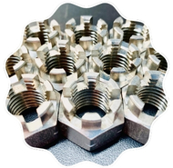  Stainless Steel Castle Nuts